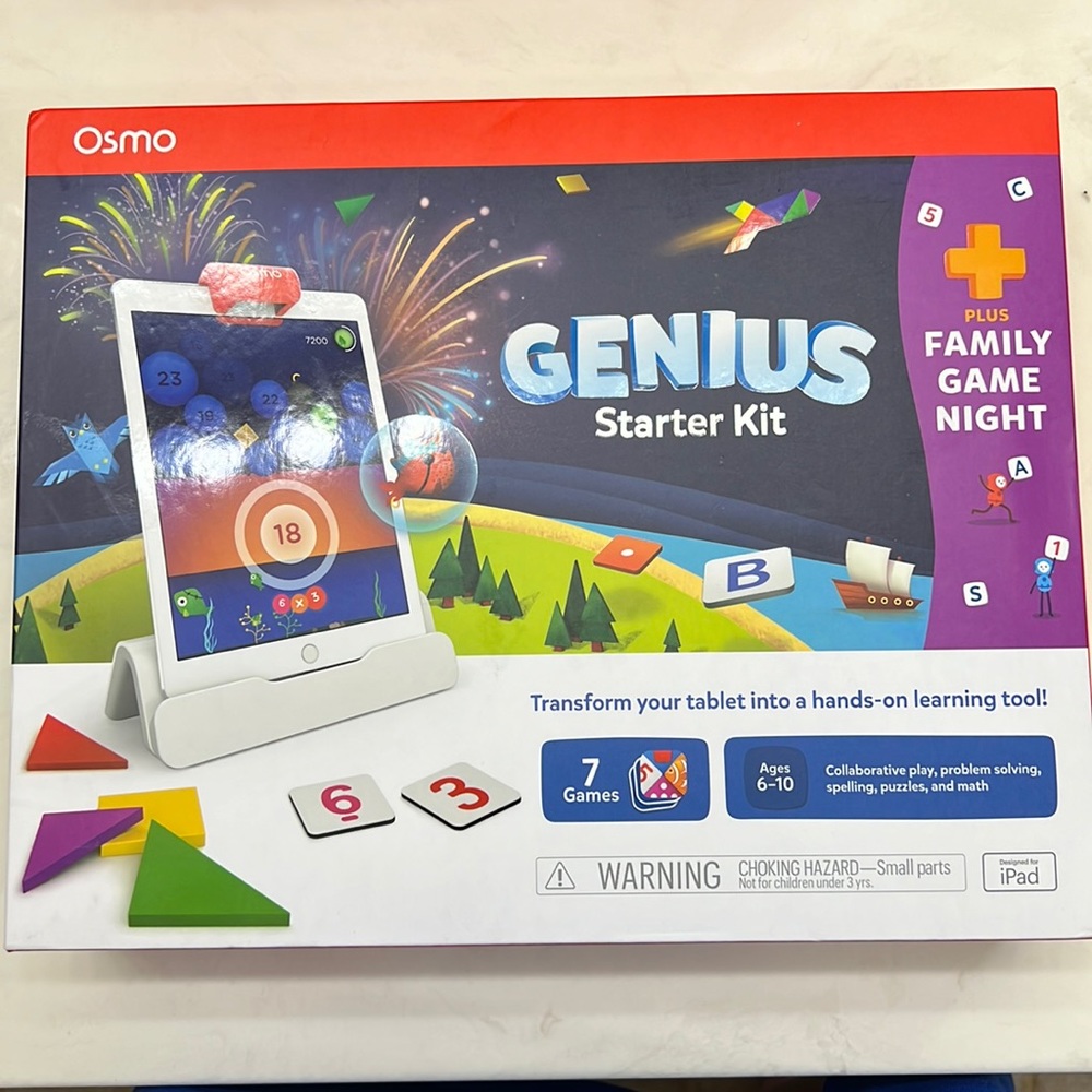 Never used Osmo Genius starter kit for kids.